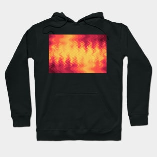 The volcano, eruption and fire flames in hot colors Hoodie